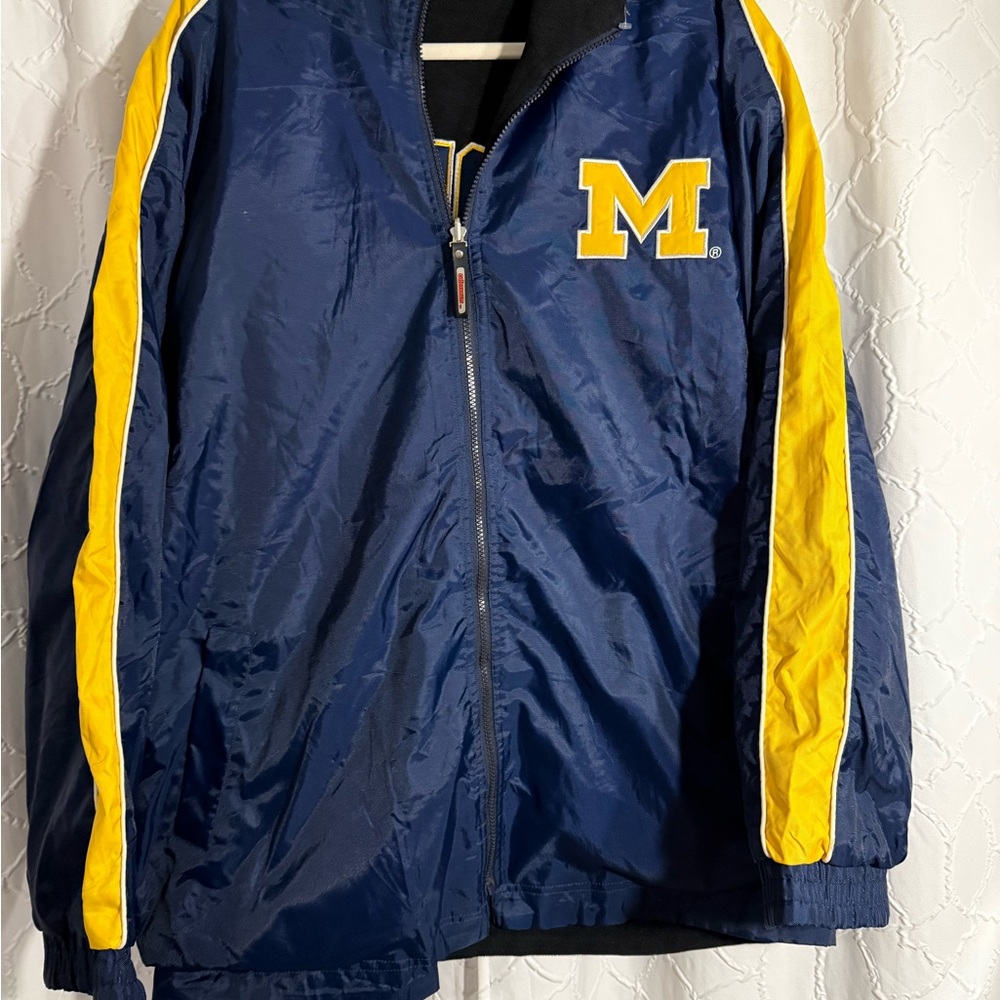 Vintage Umich Windbreaker Jacket